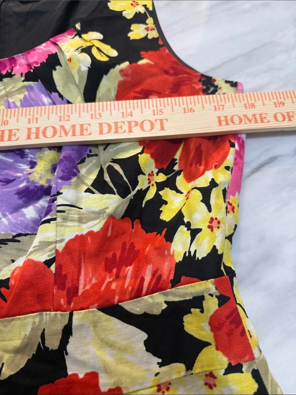 Banana Republic Size 10 Floral Linen Rayon Sheath Dress Sleeveless Fully Lined